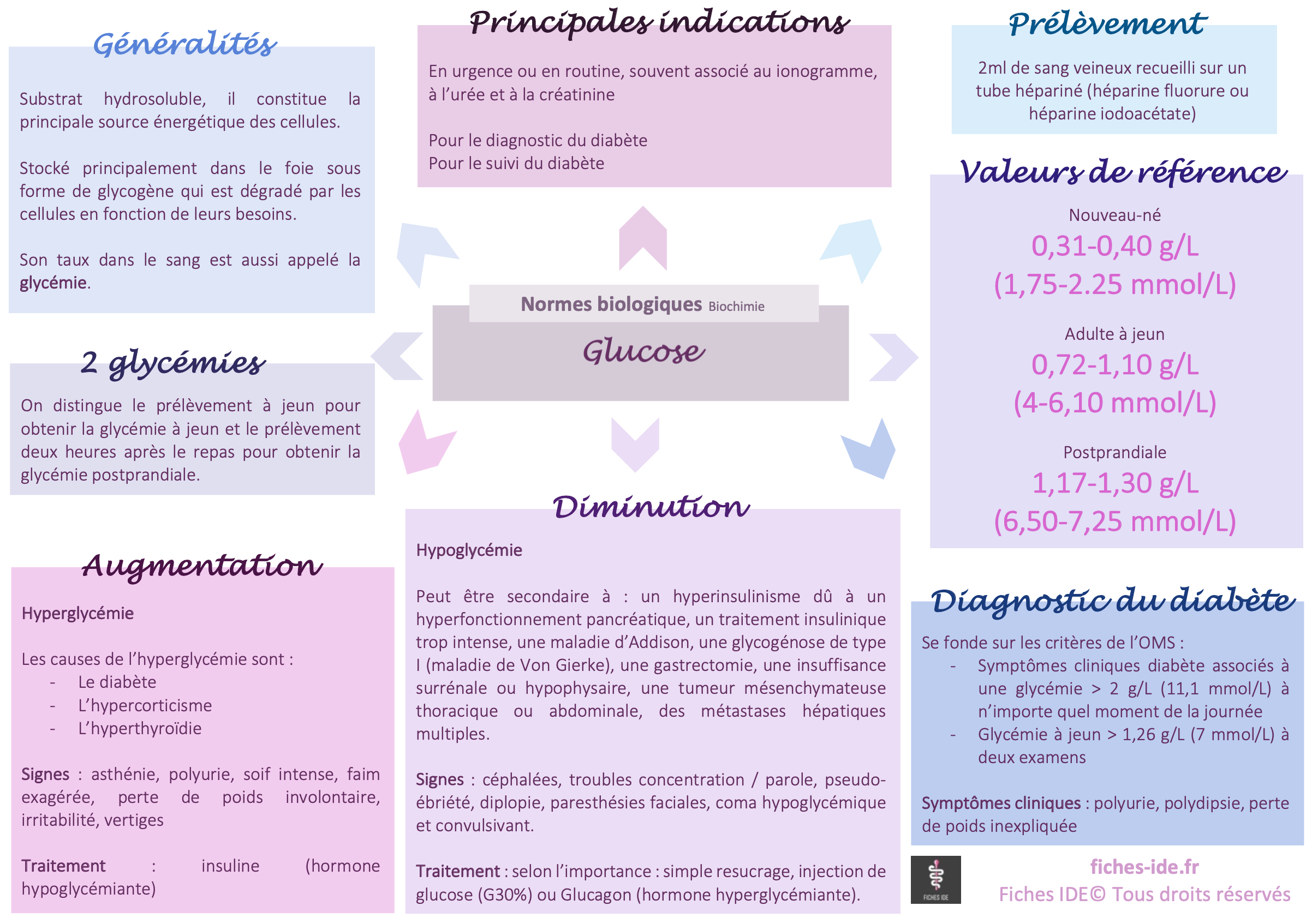 Mesure de la glycémie : glycémie post prandial