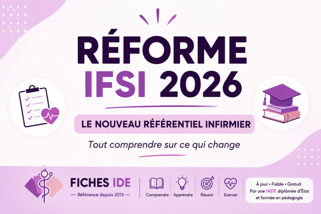 Réforme IFSI 2026 : nouveau référentiel de formation infirmière