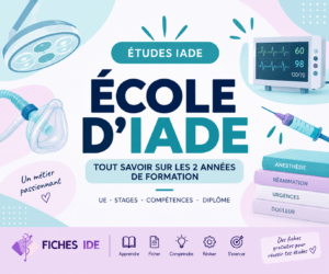École d'IADE : formation, UE, stages et compétences