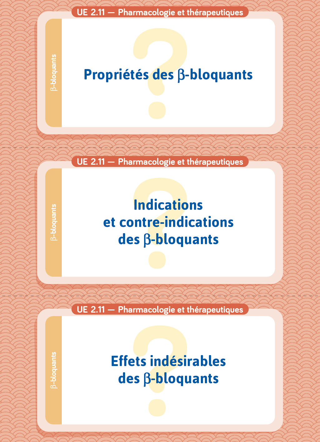 Extrait du livre Flashcards Pharmacologie