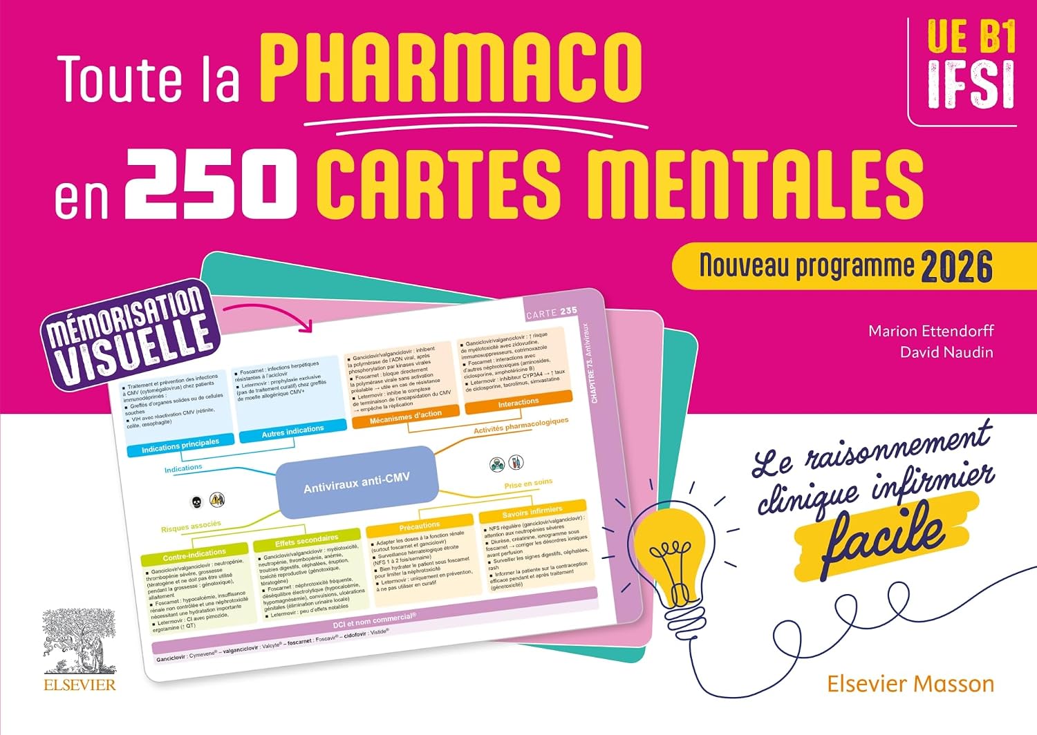 Couverture du livre Toute la pharmaco en 250 cartes mentales
